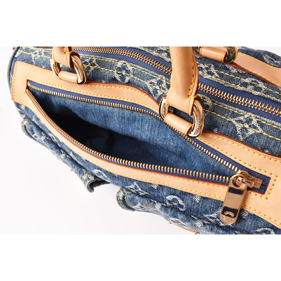 Tote  Monogram Denim Neo Speedy Blue - Picture 8 of 8